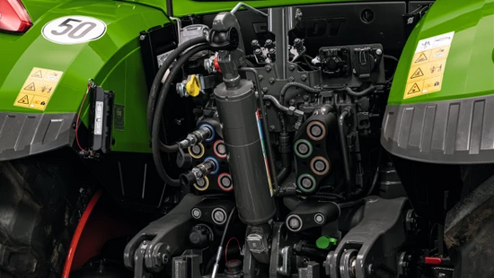 Hydrauliksystem på en Fendt 600 Vario