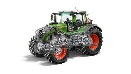 Fendt 1000 Vario på hvid baggrund